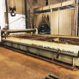 Omax#MDC120X, 10’ x 20’ Precision Abrasive Waterjet, 50 HP, 60000 psi, 2011, #3084