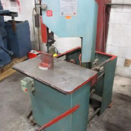 10" x 12ER Maier#KM1012, vertical roll-in saw, 18 x 30 table,1 HP,76-363 FPM,#3941