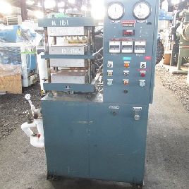 30 Tonnen, Wabash # 30-1212-4STMBX, 12 "x 12 Platten, dampfbeheizt, wassergekühlt, (2) DL, 14,5 W Zugstange, temp.ctrl, # 47893