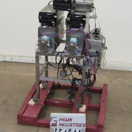 6 GPM, Waukesha # PF3KMA, bomba de desplazamiento positivo, controlador Pro / fill con (2) bombas sanitarias Waukesha # 006