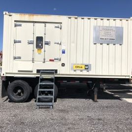 600 KWCaterpillar#XQ600, diesel genset, 277/480 V., 3-ph, 15385 hrs, towable, 2007