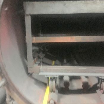 36" x 144 USF Autojet autoclave, radiator type heating, dry heat vacuumed, 1970