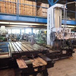 5 "Giddings & amp; Lewis # 350T, mesa 60 x 120, husillo # 50, 25 HP, carreteras, 1956