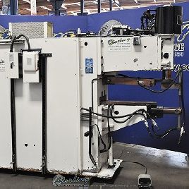 75 KVASciaky#RMC01STQ-75-36-10, spot welder, press type, foot pedal, Solid State control system, used, #A3754
