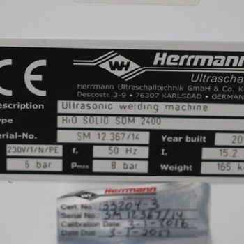 Herrmann#HIQ-SOLID-SDM-2400, 2400 watt, Solid control, 260 mm stroke, 2014