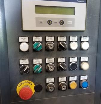 Omas#BM-625, 0.23" diameter,24.4 feed,(10) slides w/changeable V.cams,PLC,2006,S39516