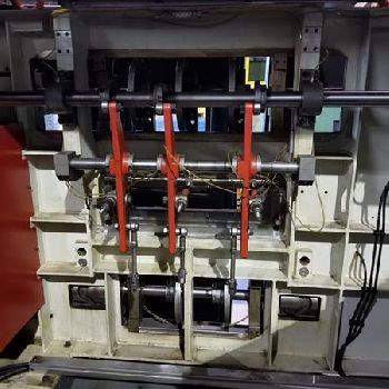 Omas#BM-625, 0.23" diameter,24.4 feed,(10) slides w/changeable V.cams,PLC,2006,S39516