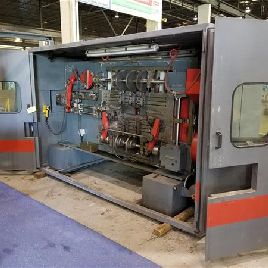 Omas#BM-625, 0.23" diameter,24.4 feed,(10) slides w/changeable V.cams,PLC,2006,S39516