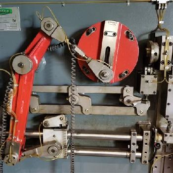 Omas#BM-625, 0.23" diameter,24.4 feed,(10) slides w/changeable V.cams,PLC,2006,S39516