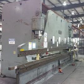 400 Ton,Cincinnati#400H, hydraulic press brake, 30â€™ OA, 240" BH, 1967, #80392