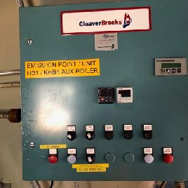 Cleaver-Brooks # CB-200-600, caldera, carcasa de 96 "de diámetro, 1990, # 7492