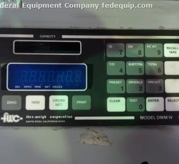 299 lb.Flex-WeightCorp. #PGC1318, 13" x 18 Stainless Steel top, .05 accuracy, w/digital readout, serial #903117, #42577