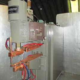 100 KVASciaky#PMCO2ST-100-36-5, spot welder,36" thrt,Intertron-Alphatron control,#152038