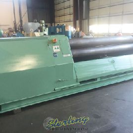 8 ’x 1/2" Roundo # PASS-255, усиленный 4-х валковый, ЧПУ на пьедестале, гидравлический опускной конец, используется, # C5047