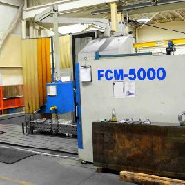 CME # FCM-5000, тип цилиндра с ЧПУ, 40 УВД, 159 "X, 59 Y, 78x200 стол, AI, универсальный HD, 3k об / мин, # 28774