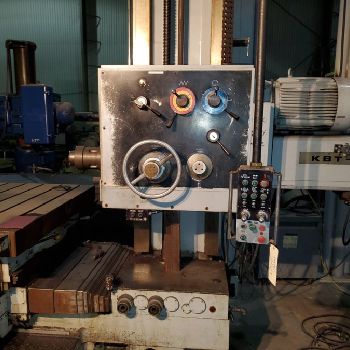 4"Kuraki#1101P, HBM, table type, 12-1200 RPM, 20 HP, #50, 49 x 78.9 table.,1979,#18905
