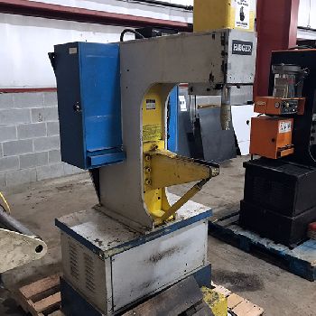 6 Ton,Haeger#HP6-C, insertion press,lower horn,electrical controls,factory base