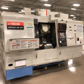 Mazak#INTEGREX-100-IIIST, 18.5" swing,collet chuck,2 bar,9-Axis,Mazatrol 640MT,2004