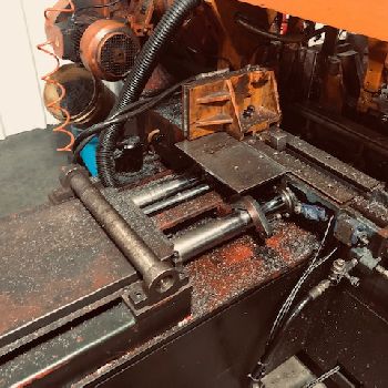 15"Cosen#AH-320A, auto horizontal bandsaw,12.5 round,15 rect,5HP,excellent,2008