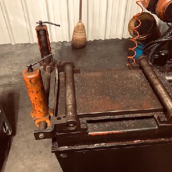 15"Cosen#AH-320A, auto horizontal bandsaw,12.5 round,15 rect,5HP,excellent,2008