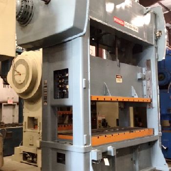 200 Ton,Niagara#SC2, 14" str,38 SH,108 x 42 bed,20-40 SPM,cushions,reconditioned,’90,#sr5481