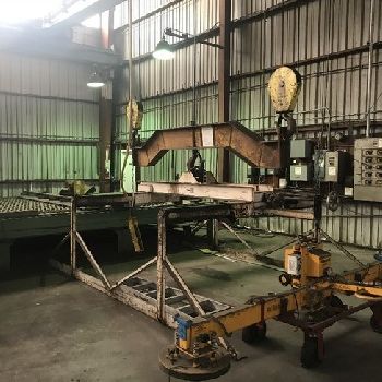 Savage#RS-1020T, aluminum plate saw,144" length,6 deep,20 HP,2130 RPM,1989