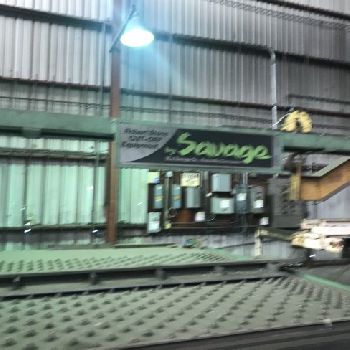 Savage#RS-1020T, aluminum plate saw,144" length,6 deep,20 HP,2130 RPM,1989