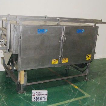 CMS#WH48, continuous, Stainless Steel, coating drum, up to 6750 lbs/hr., mechanical tilting mechanism