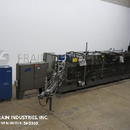 Clybourn # SPECTRUM, automático, movimiento continuo, vertical, estuchadora de cola termofusible Nordson