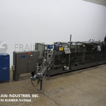 Clybourn#SPECTRUM, automatic, continuous motion, vertical, Nordson hot melt glue cartoner