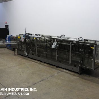 Clybourn#SPECTRUM, automatic, continuous motion, vertical, Nordson hot melt glue cartoner