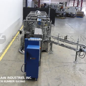 Clybourn#SPECTRUM, automatic, continuous motion, vertical, Nordson hot melt glue cartoner