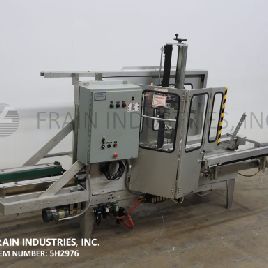 Wexxar#ABFT, automatic, inline case erector and bottom tape sealer, 5-15 cases per minute