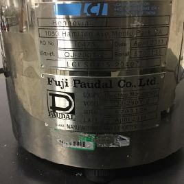 FujiPaudal # QJ-230T-2, LCI Marumerizer, Edelstahl, Reibscheibe mit 230 mm Durchmesser, ummantelte Kammer, seitlicher Ausstoß, 2011, # 3161-2