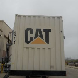 1250 KWCaterpillar#XQ1250G, 40â€™ SAE on chassis,G3516,SR4b,j/w heat,gas reg,26000 hrs,2002