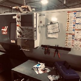 Haas#ST-30, 31.75" swing,3-Jaw hyd 10 chuck,3 bar,chip conveyor,excellent condition,2012