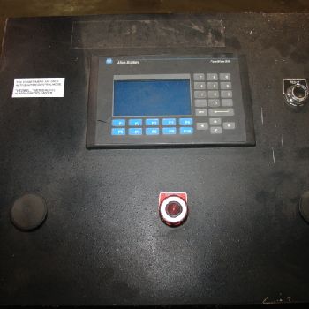 800 Ton,Newman Whitney, 80" x 36,dwn-act,12 DL &amp; str,elec.platens,AB PLC,30 HP,#2269