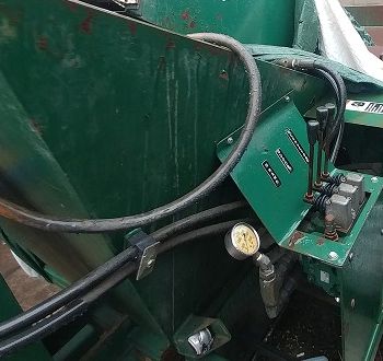 Can Densifier, Taylor #RD16, used aluminum can densifier, electric, magnetic separator, 220 V., 1 phase, shear bar, 32" stroke