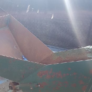 Can Densifier, Taylor #RD16, used aluminum can densifier, electric, magnetic separator, 220 V., 1 phase, shear bar, 32" stroke