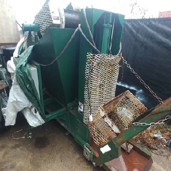 Can Densifier, Taylor #RD16, used aluminum can densifier, electric, magnetic separator, 220 V., 1 phase, shear bar, 32" stroke