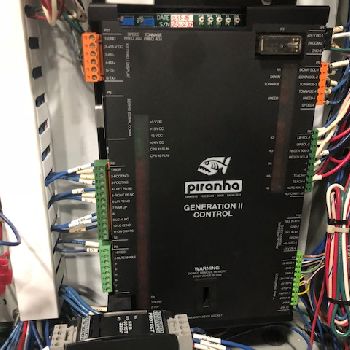 200 Ton,Piranha#200T-12GENII, Gold Series CNC,12â€™ OA,126" BH,8.5 str,8 thrt,â€™07