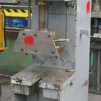 10 Ton,Hannifin#F101-11, 10" stroke, hydraulic, hand lever control, #9124