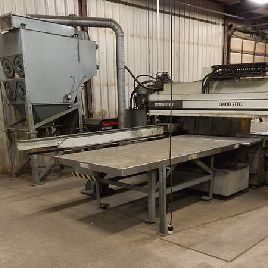 Whitney#3400RTC-60, 40 Ton, CNC punch / plasma fabricating center