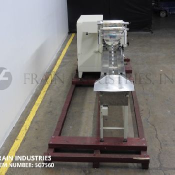 Ilapak#LYNX-SUPER, automatic, 1-up, horizontal wrapper, 20-125 products per minute, with 96" L lugged infeed conveyor