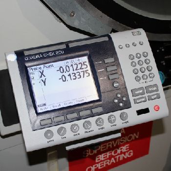 30"Jones &amp; LamsonMetrology #EPIC-230, 8.5 x 32 table,swivel adj 0-15°in/out,10,20,31.25,50x