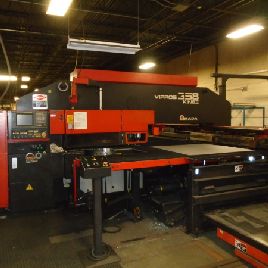 33 Ton,Amada#VIPROS-358-KING-II, 58 station, 4 A/I, CNC turret punch, Fanuc 18P, 1998