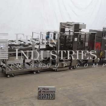 Poly Pack#CMB24DLP, continuous motion, Stainless Steel, shrink bundling with tunnel system &amp; product laner, 20-80 wpm