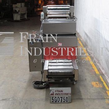 Poly Pack#CMB24DLP, continuous motion, Stainless Steel, shrink bundling with tunnel system &amp; product laner, 20-80 wpm