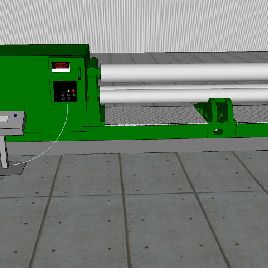 16’ x 3/4"Hilles &amp; Jones, power.drop end,power.roll lift,V/S,PLC control,no pit,reconditioned