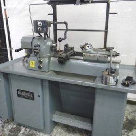 Hardinge # DSM-59, качели 9 ", длина 36 кроватей, турель на 6 позиций, цанговый патрон, 3 челюсти, охлаждающая жидкость, 1998 г.